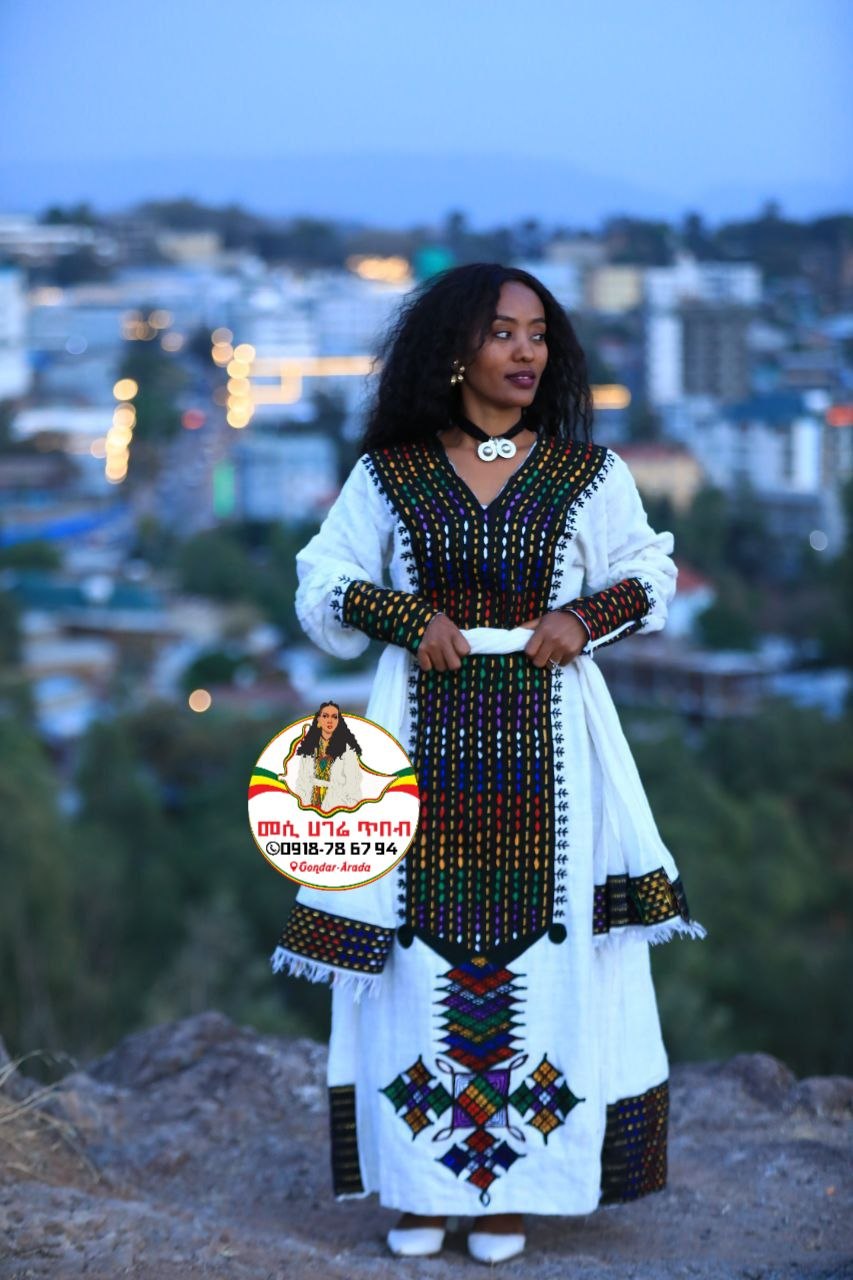 Women Kemis Tilf Tibeb የሴቶች ቀሚስ ጥልፍ ጥበብ