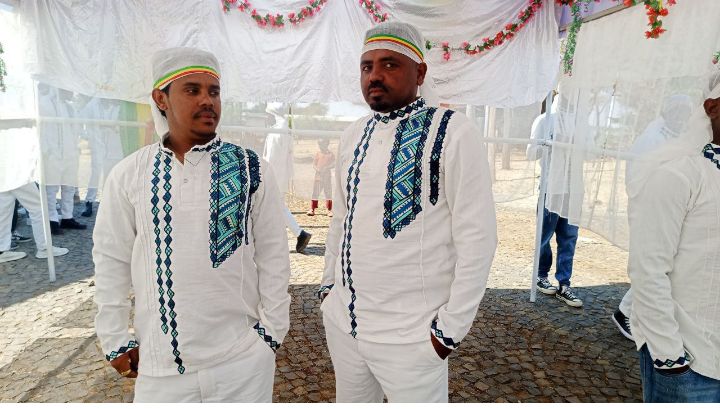 Men Tshirt Tilf የወንዶች ቲሸርት ጥልፍ