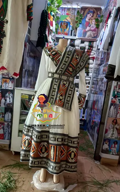 Women Kemis Tilf Tibeb የሴቶች ቀሚስ ጥልፍ ጥበብ