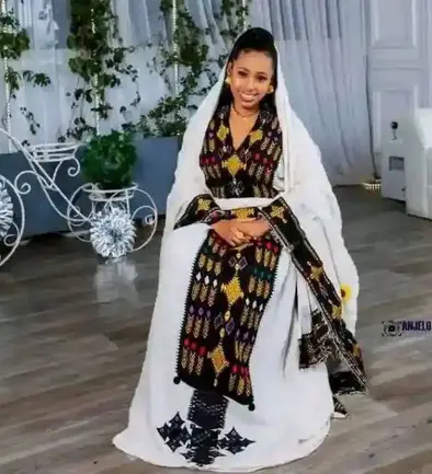 Women Kemis Tilf Tibeb የሴቶች ቀሚስ ጥልፍ ጥበብ