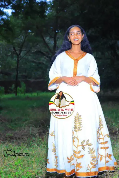 Women Kemis Tilf Tibeb የሴቶች ቀሚስ ጥልፍ ጥበብ