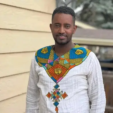 Men Tshirt Tilf የወንዶች ቲሸርት ጥልፍ